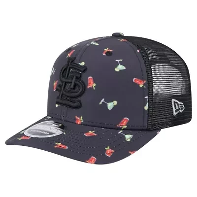 MLB St. Louis Cardinals Adventure Drinks Pattern 9SEVENTY Stretch-Snap Hat