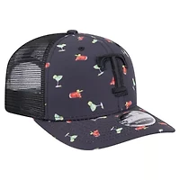 MLB Texas Rangers Adventure Drinks Pattern 9SEVENTY Stretch-Snap Hat