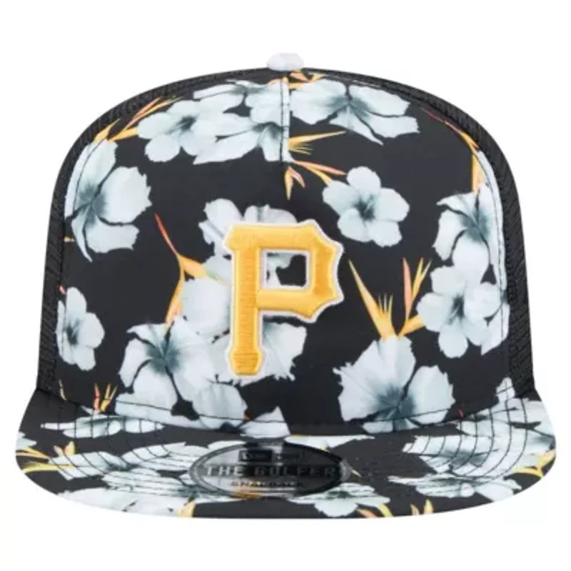 MLB Pittsburgh Pirates Adventure Pattern Golfer Trucker Snapback Hat