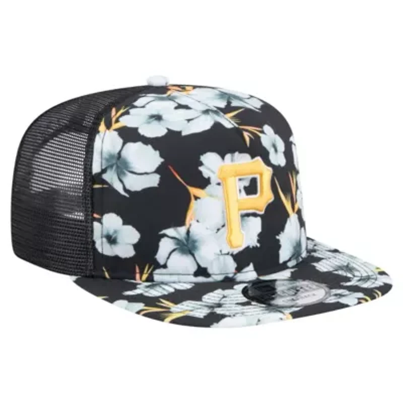 MLB Pittsburgh Pirates Adventure Pattern Golfer Trucker Snapback Hat