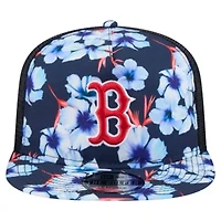 Boston Red Sox MLB Boston Sox Adventure Pattern Golfer Trucker Snapback Hat