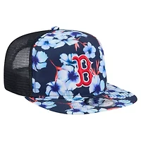 Boston Red Sox MLB Boston Sox Adventure Pattern Golfer Trucker Snapback Hat