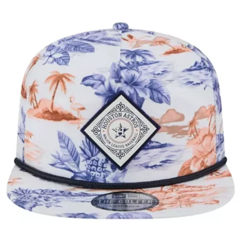 MLB Houston Astros Printed Island Golfer Snapback Hat