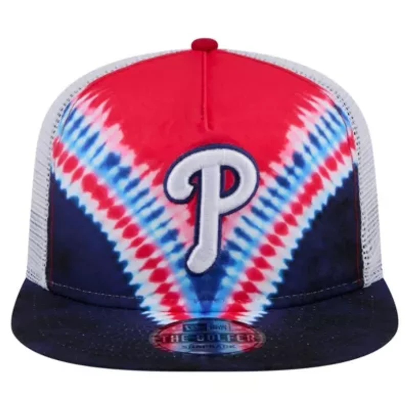 MLB Philadelphia Phillies Tie-Dye Golfer Trucker Adjustable Hat