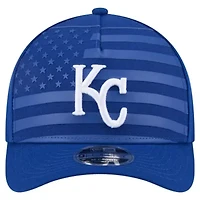 MLB Kansas City Royals American Flag 9FORTY M-Crown A-Frame Adjustable Hat