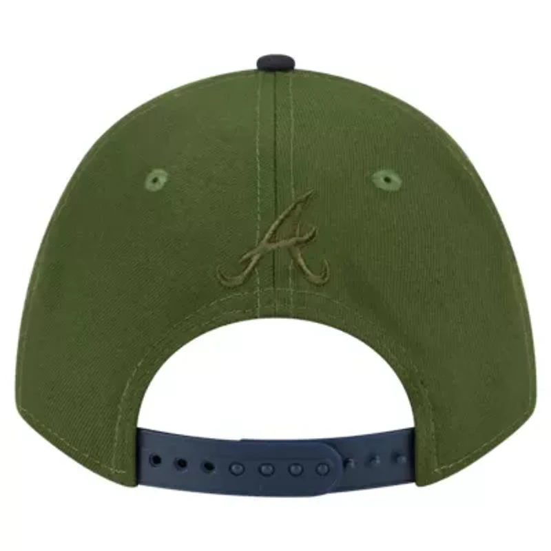 MLB Dark Atlanta Braves City Feature 9FORTY A-Frame Adjustable Hat