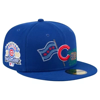 MLB Chicago Cubs State Stitch 59FIFTY Fitted Hat