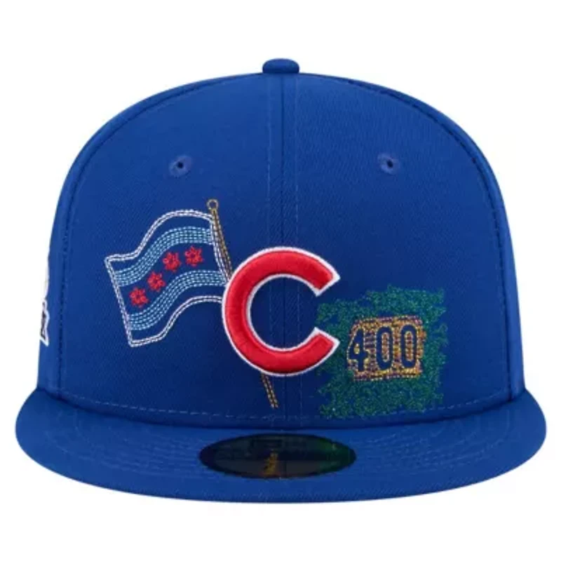 MLB Chicago Cubs State Stitch 59FIFTY Fitted Hat