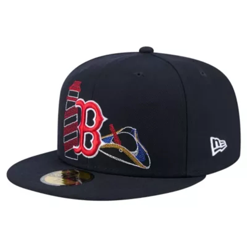 Boston Red Sox MLB State Stitch 59FIFTY Fitted Hat