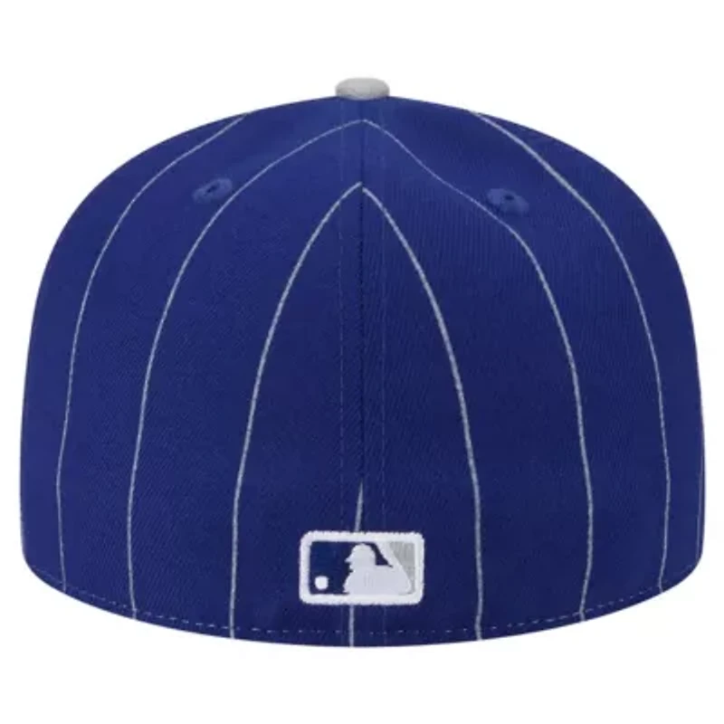 MLB Dark Los Angeles Dodgers Pinstripe 59FIFTY Fitted Hat