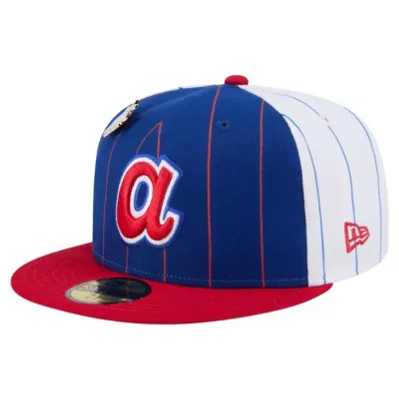 MLB Atlanta Braves Pinstripe 59FIFTY Fitted Hat