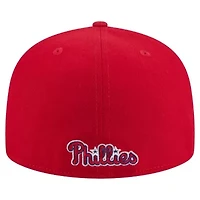 MLB Philadelphia Phillies Overlap 59FIFTY Fitted Hat