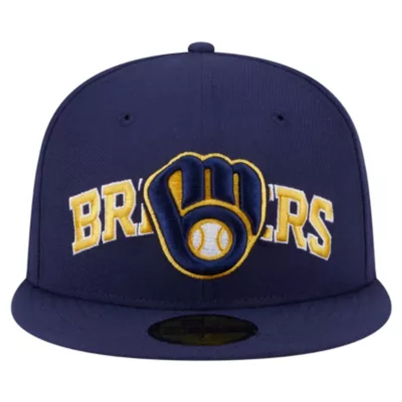 MLB Milwaukee Brewers Overlap 59FIFTY Fitted Hat