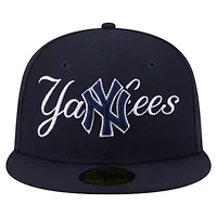 MLB New York Yankees Overlap 59FIFTY Fitted Hat