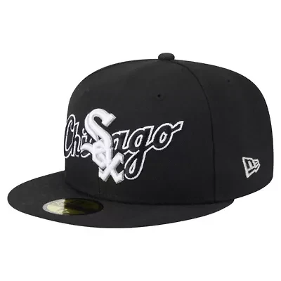 Chicago White Sox MLB Overlap 59FIFTY Fitted Hat