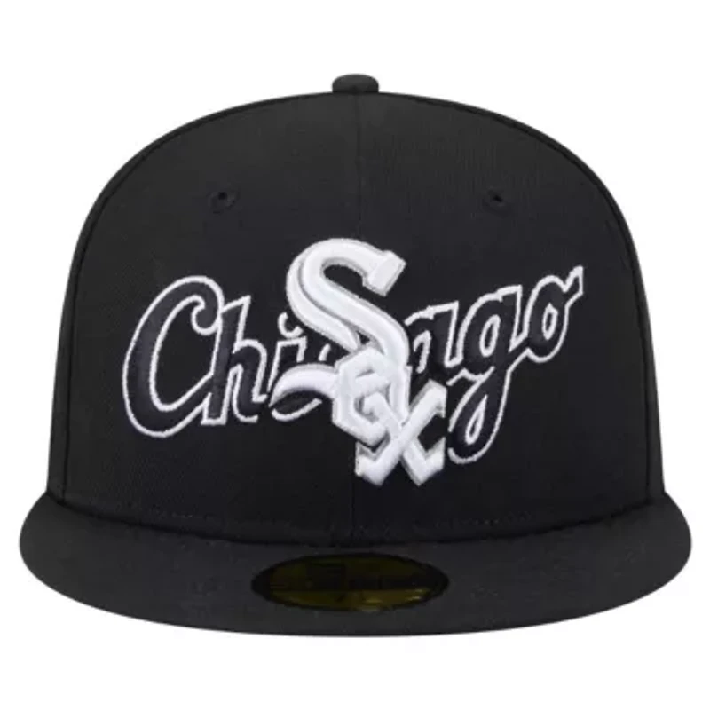 Chicago White Sox MLB Overlap 59FIFTY Fitted Hat