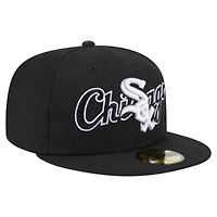 Chicago White Sox MLB Overlap 59FIFTY Fitted Hat