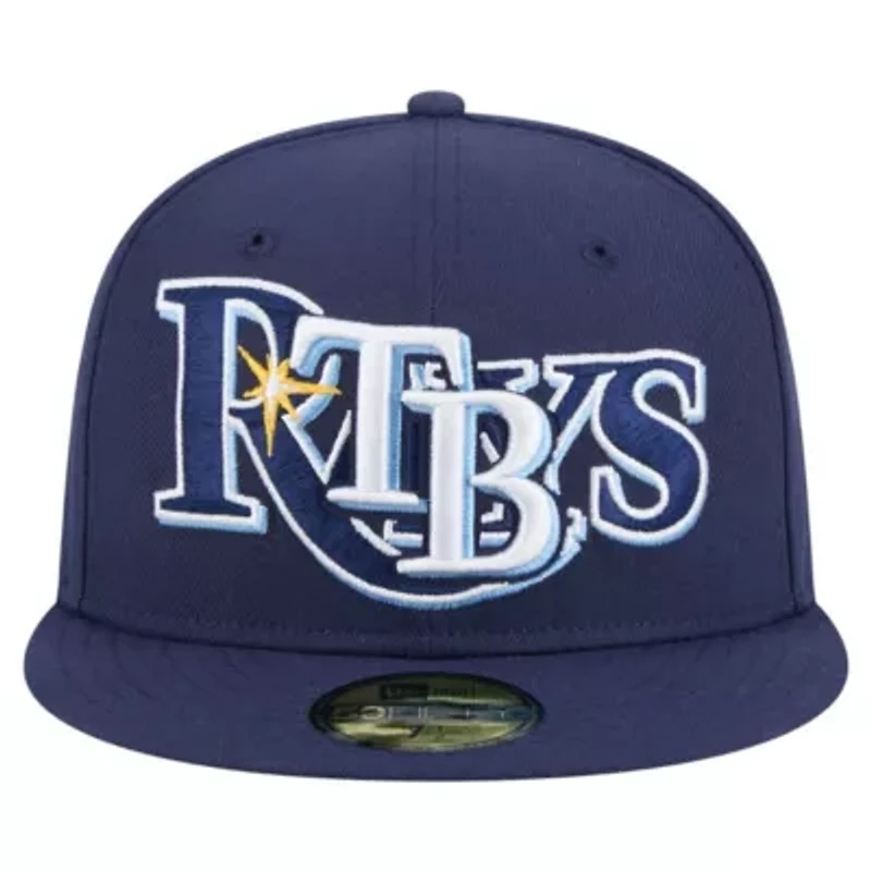 MLB Tampa Bay Rays Overlap 59FIFTY Fitted Hat
