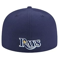 MLB Tampa Bay Rays Overlap 59FIFTY Fitted Hat
