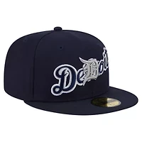 MLB Detroit Tigers Overlap 59FIFTY Fitted Hat