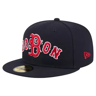 Boston Red Sox MLB Overlap 59FIFTY Fitted Hat