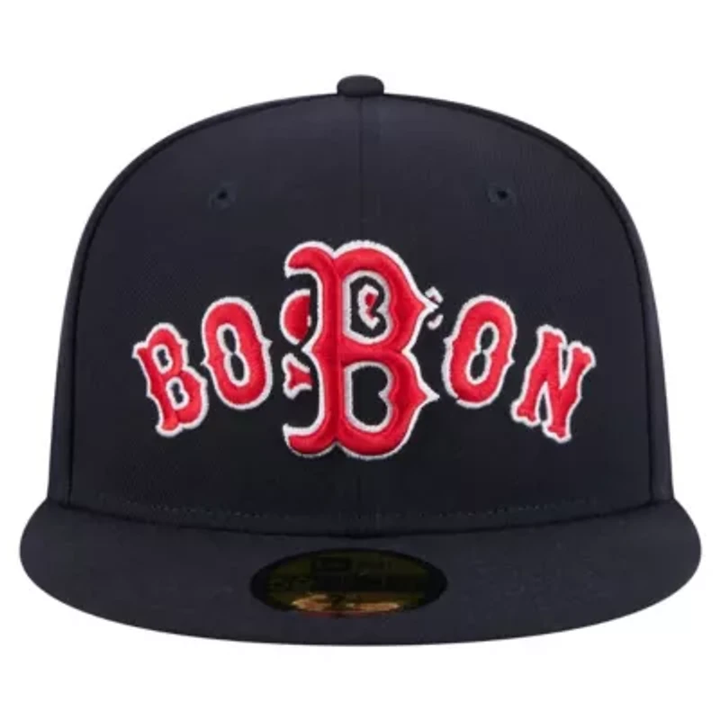 Boston Red Sox MLB Overlap 59FIFTY Fitted Hat