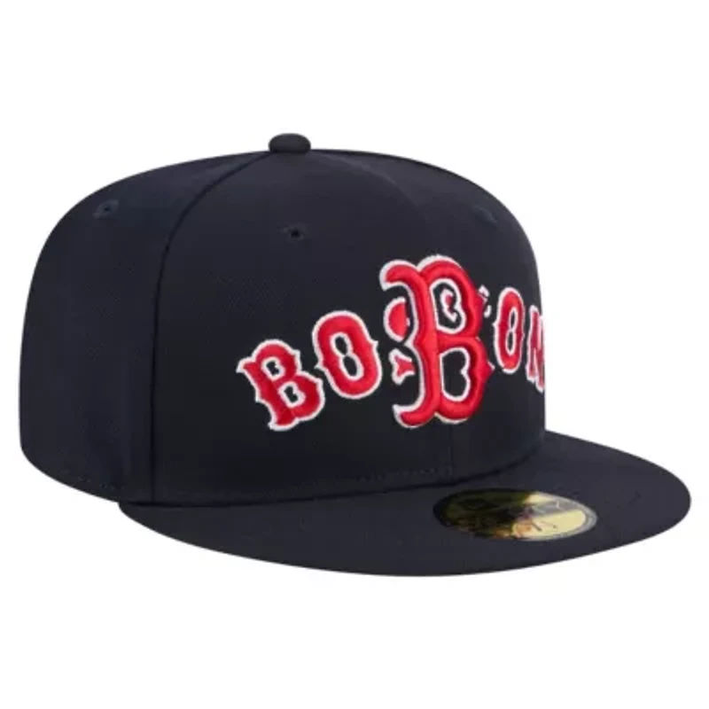 Boston Red Sox MLB Overlap 59FIFTY Fitted Hat
