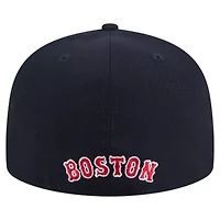 Boston Red Sox MLB Overlap 59FIFTY Fitted Hat