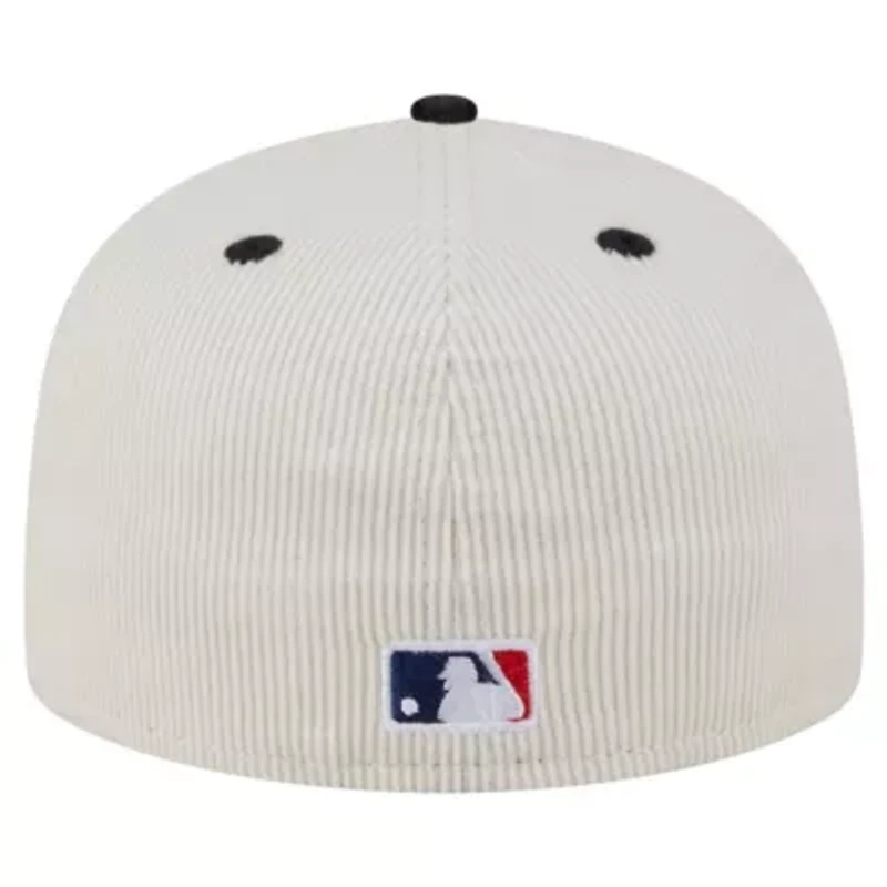 MLB Cream/Black San Francisco Giants Two-Tone Corduroy 59FIFTY Fitted Hat