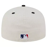 MLB Cream/Black San Francisco Giants Two-Tone Corduroy 59FIFTY Fitted Hat
