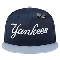 MLB Navy/Gray New York Yankees Satin 59FIFTY Fitted Hat