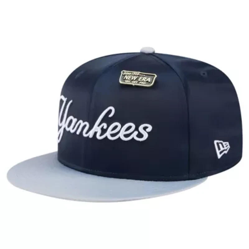 MLB Navy/Gray New York Yankees Satin 59FIFTY Fitted Hat