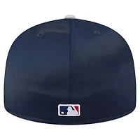 MLB Navy/Gray New York Yankees Satin 59FIFTY Fitted Hat