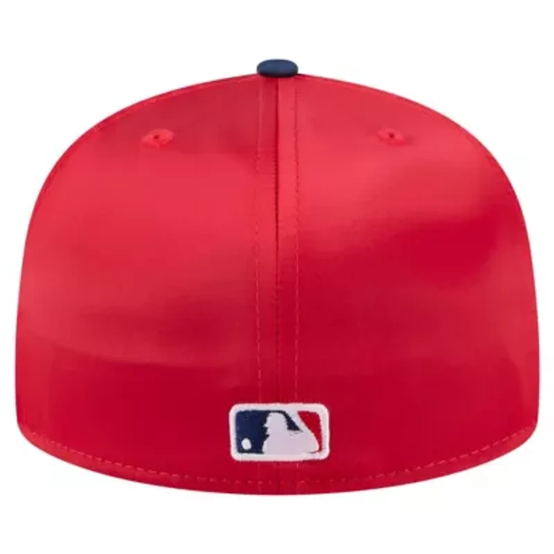 MLB Red/Navy Philadelphia Phillies Satin 59FIFTY Fitted Hat