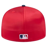 MLB Red/Navy Philadelphia Phillies Satin 59FIFTY Fitted Hat
