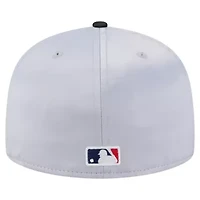 Chicago White Sox MLB Gray/Black Satin 59FIFTY Fitted Hat