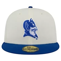 Duke Blue Devils NCAA Chrome 59FIFTY Fitted Hat