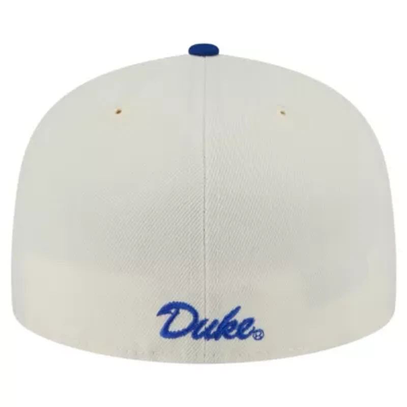 Duke Blue Devils NCAA Chrome 59FIFTY Fitted Hat