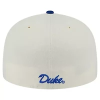 Duke Blue Devils NCAA Chrome 59FIFTY Fitted Hat