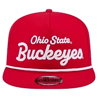 NCAA Ohio State Buckeyes Adventure Team Text Golfer Snapback Hat