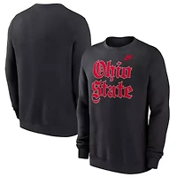 NCAA Nike Ohio State Buckeyes Old English Script Club Fleece Pullover Sweatshirt