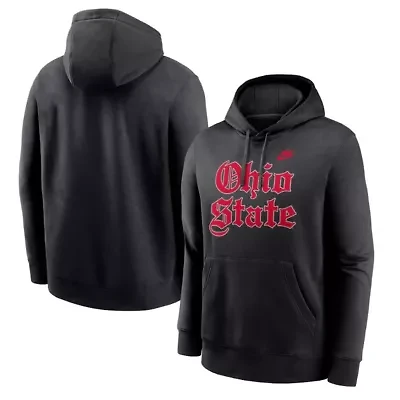 NCAA Nike Ohio State Buckeyes Old English Fleece Pullover Hoodie