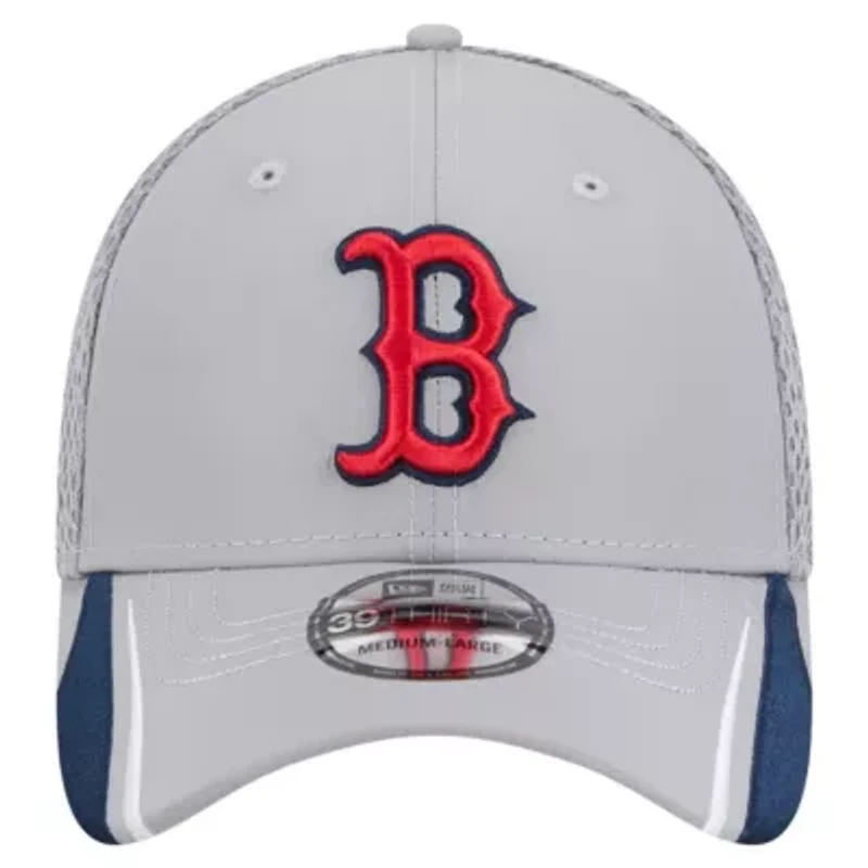 Boston Red Sox MLB Linear 39THIRTY Flex-Fit Hat