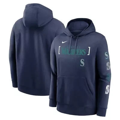 MLB Nike Seattle Mariners Club Stack Pullover Hoodie