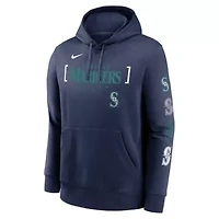 MLB Nike Seattle Mariners Club Stack Pullover Hoodie