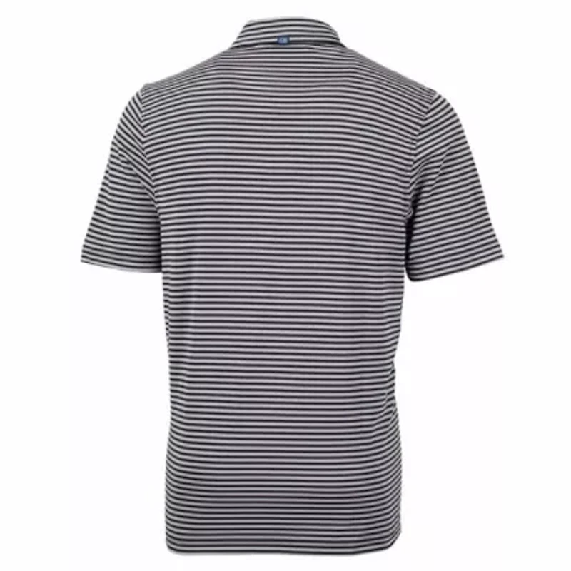North Texas Mean Green NCAA Virtue Eco Pique Stripe Recycled Polo