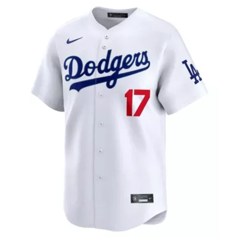 MLB Nike Shohei Ohtani Los Angeles Dodgers Home Limited Kanji Player Jersey