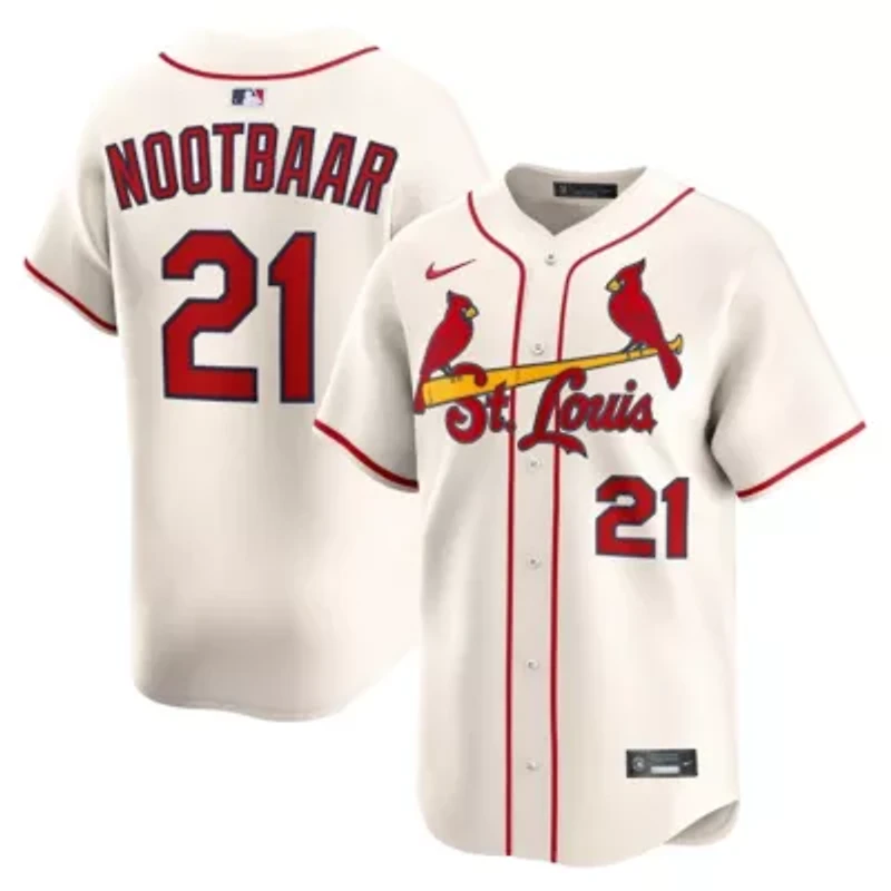 MLB Nike Lars Nootbaar St. Louis Cardinals Alternate 2 Limited Jersey