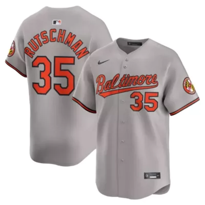 MLB Nike Adley Rutschman Baltimore Orioles Road Limited Player Jersey