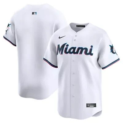MLB Nike Miami Marlins Home Limited Jersey